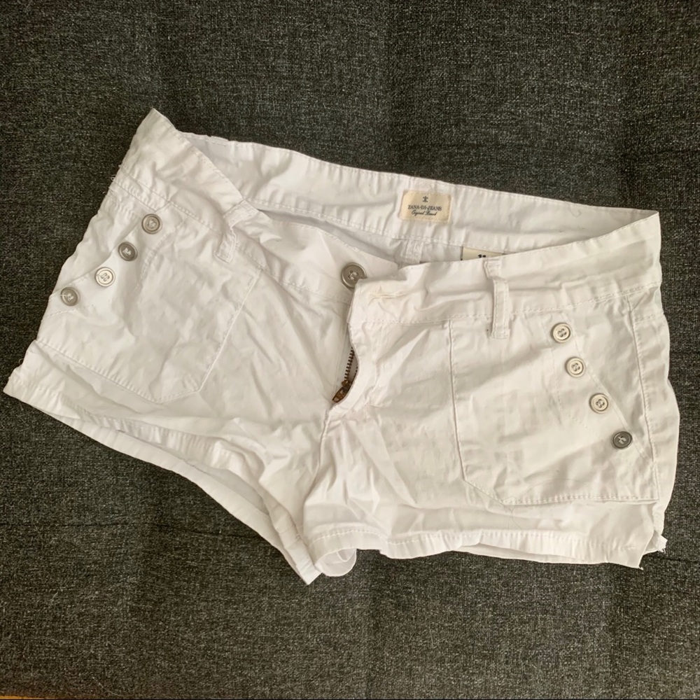 White Shorts